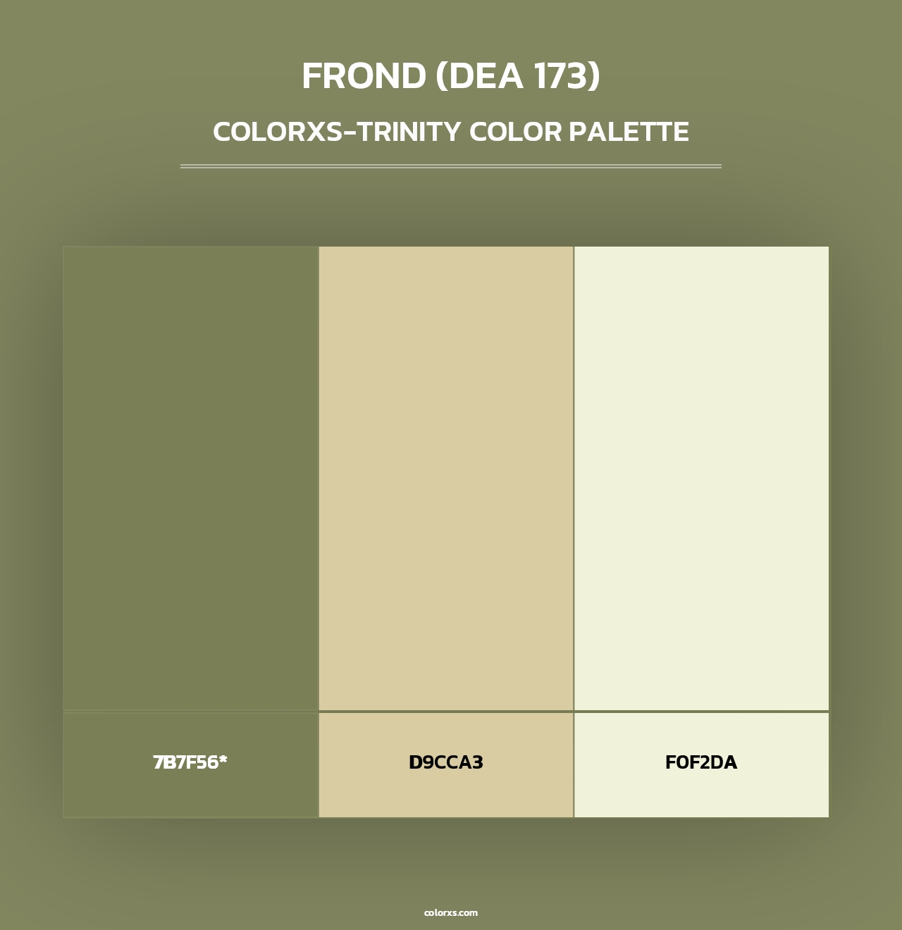Frond (DEA 173) - Colorxs Trinity Palette