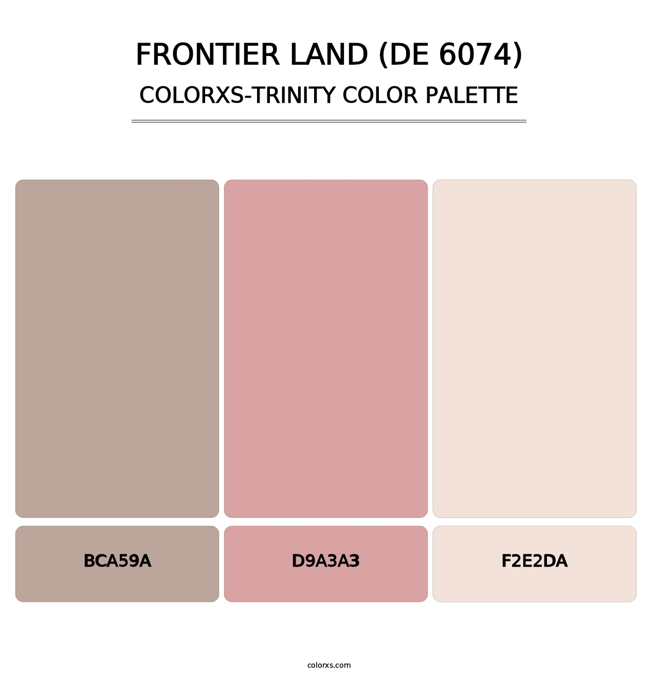 Frontier Land (DE 6074) - Colorxs Trinity Palette