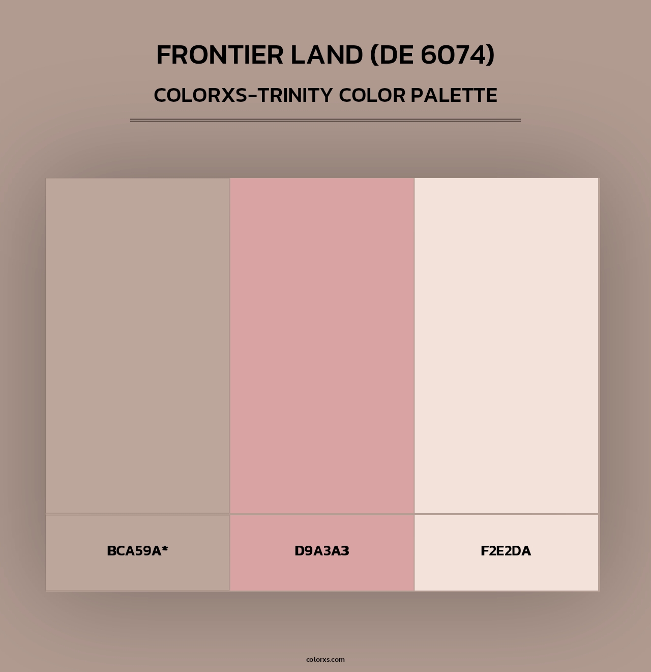Frontier Land (DE 6074) - Colorxs Trinity Palette