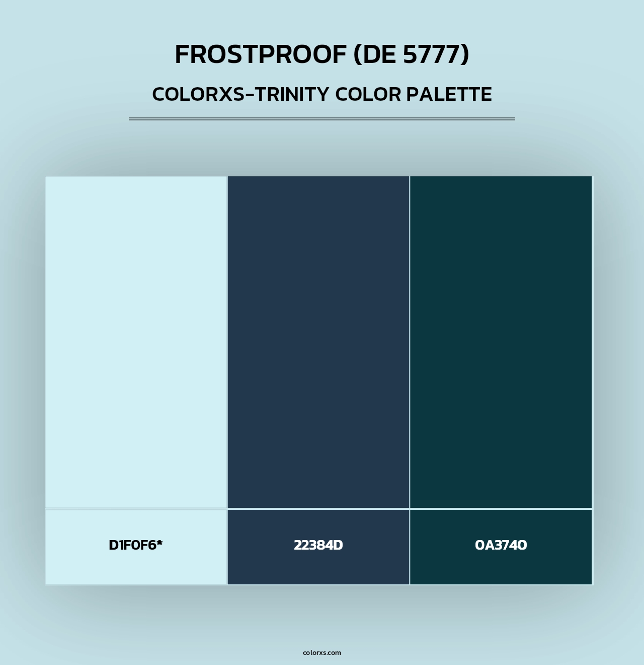 Frostproof (DE 5777) - Colorxs Trinity Palette