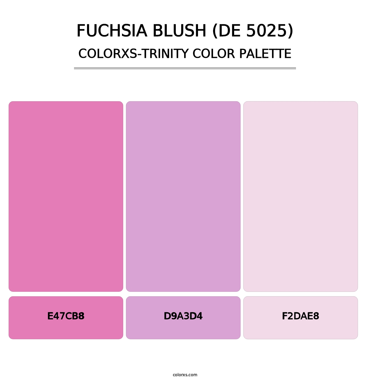 Fuchsia Blush (DE 5025) - Colorxs Trinity Palette