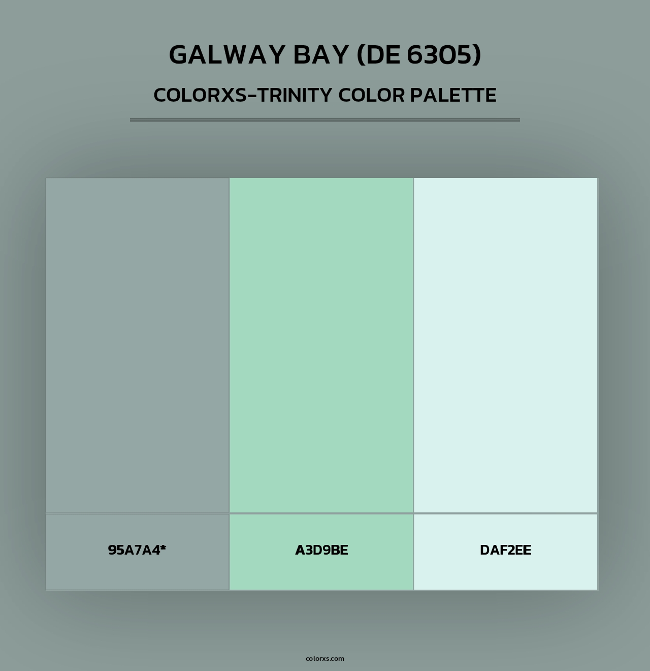 Galway Bay (DE 6305) - Colorxs Trinity Palette