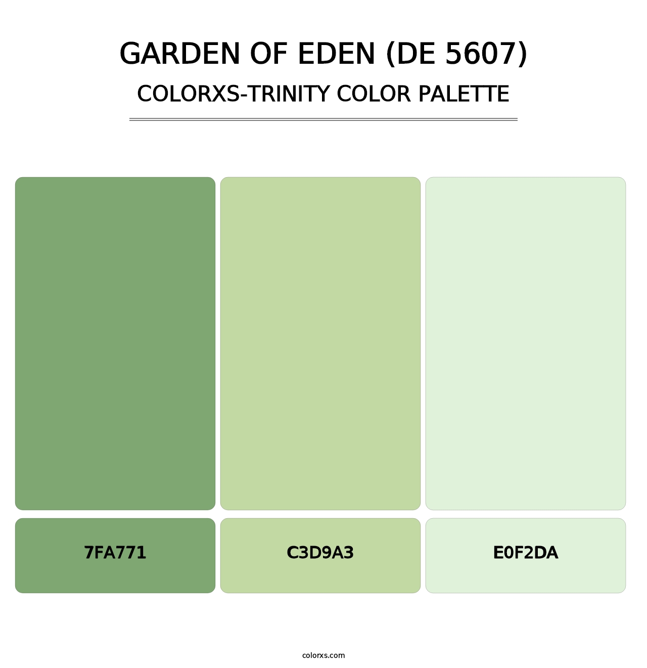 Garden of Eden (DE 5607) - Colorxs Trinity Palette