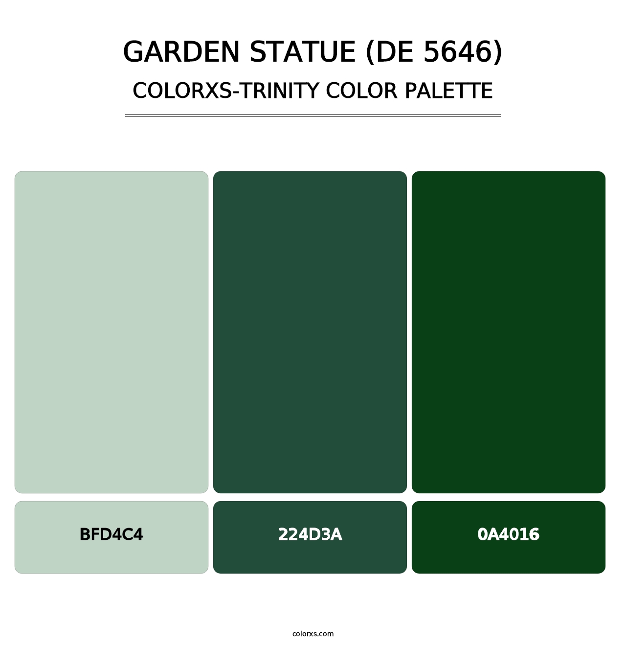 Garden Statue (DE 5646) - Colorxs Trinity Palette
