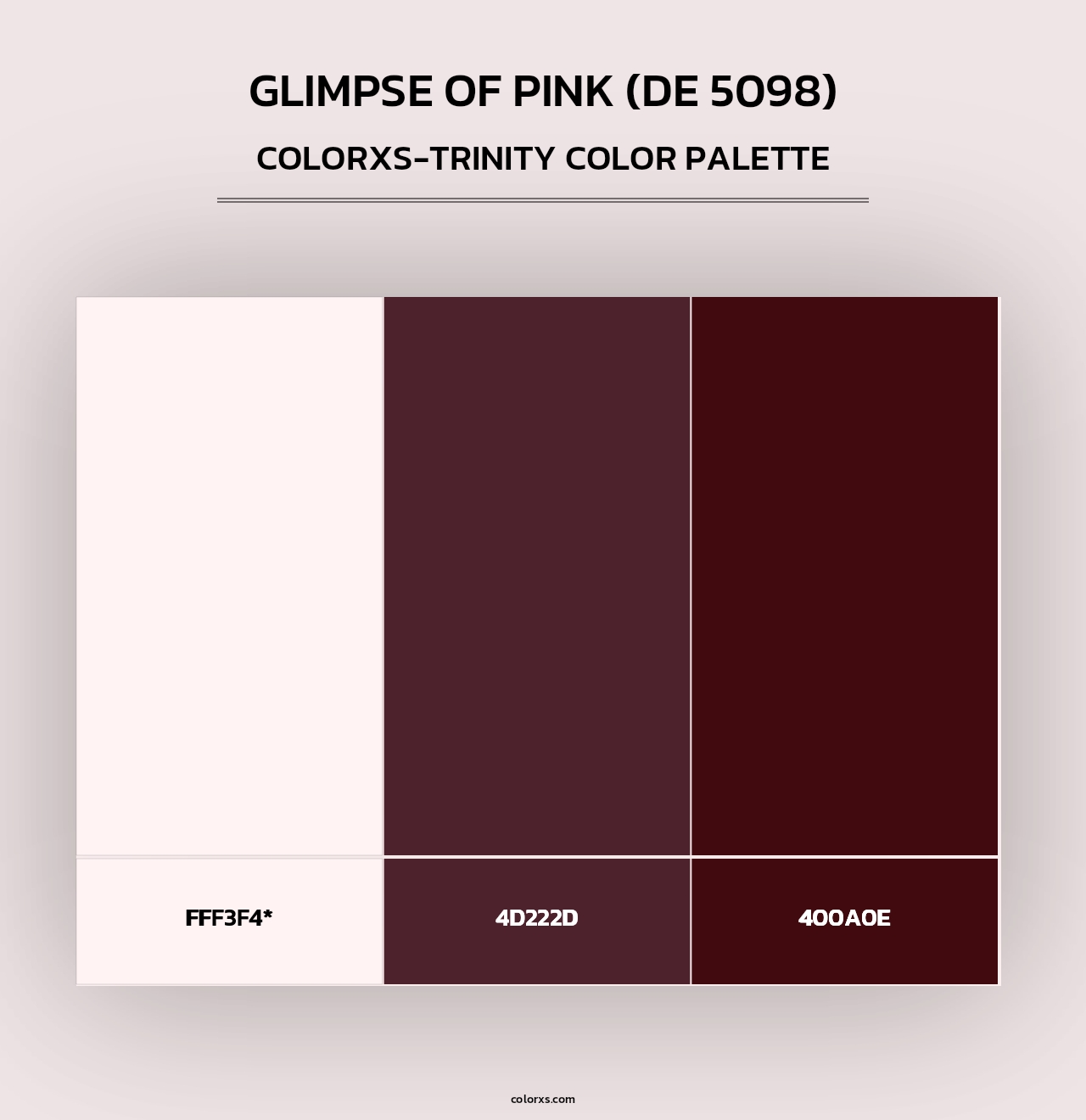 Glimpse of Pink (DE 5098) - Colorxs Trinity Palette
