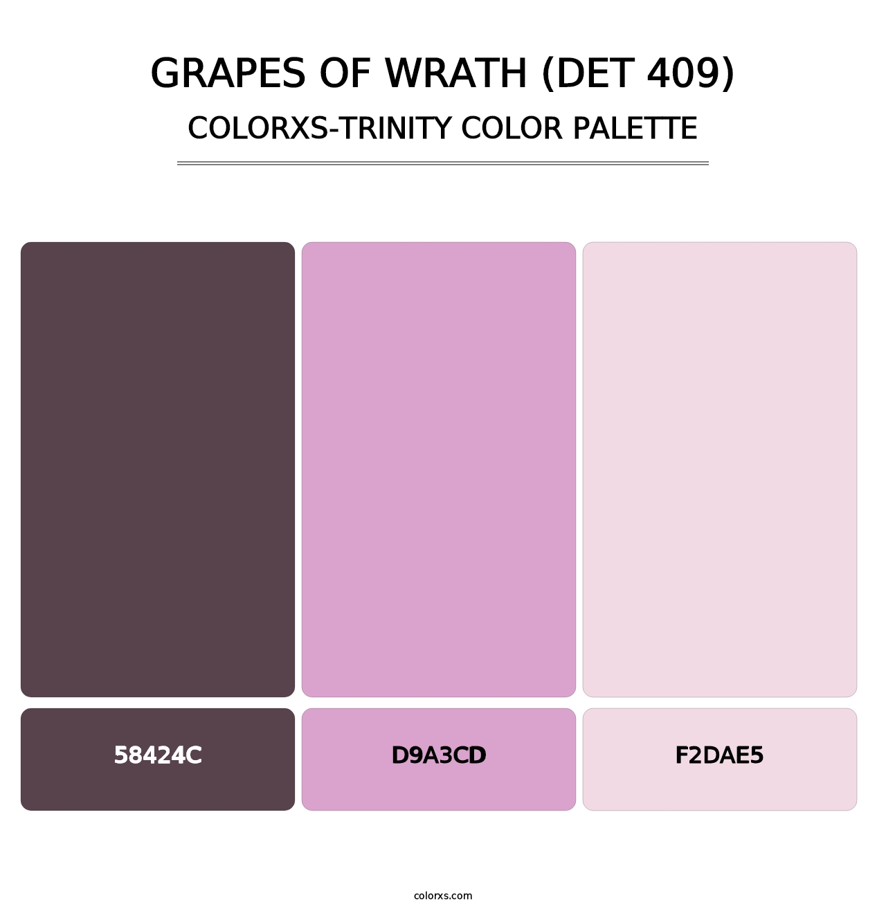 Grapes of Wrath (DET 409) - Colorxs Trinity Palette