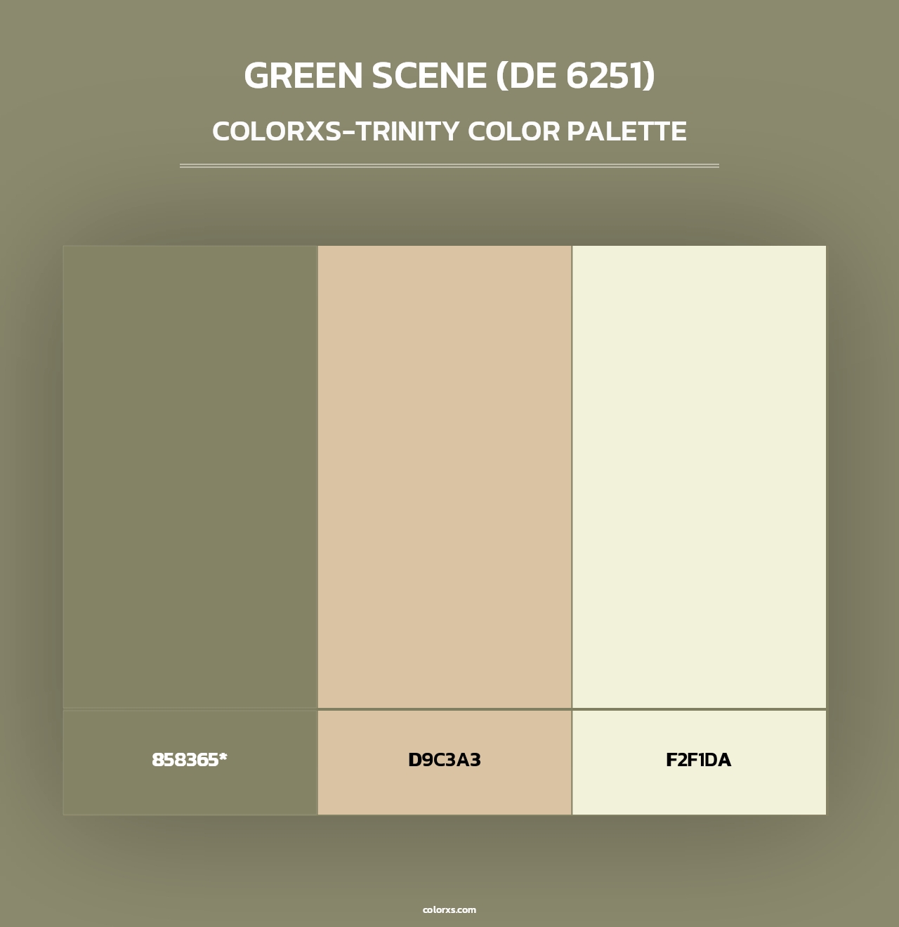 Green Scene (DE 6251) - Colorxs Trinity Palette
