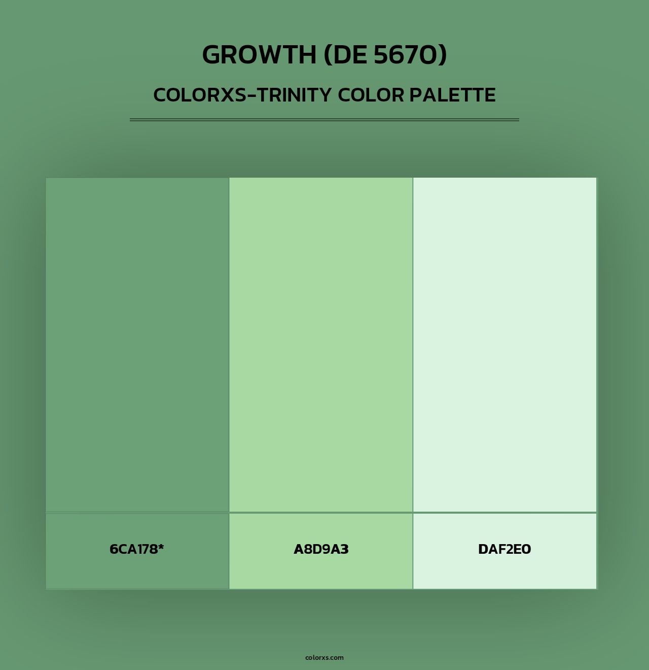 Growth (DE 5670) - Colorxs Trinity Palette