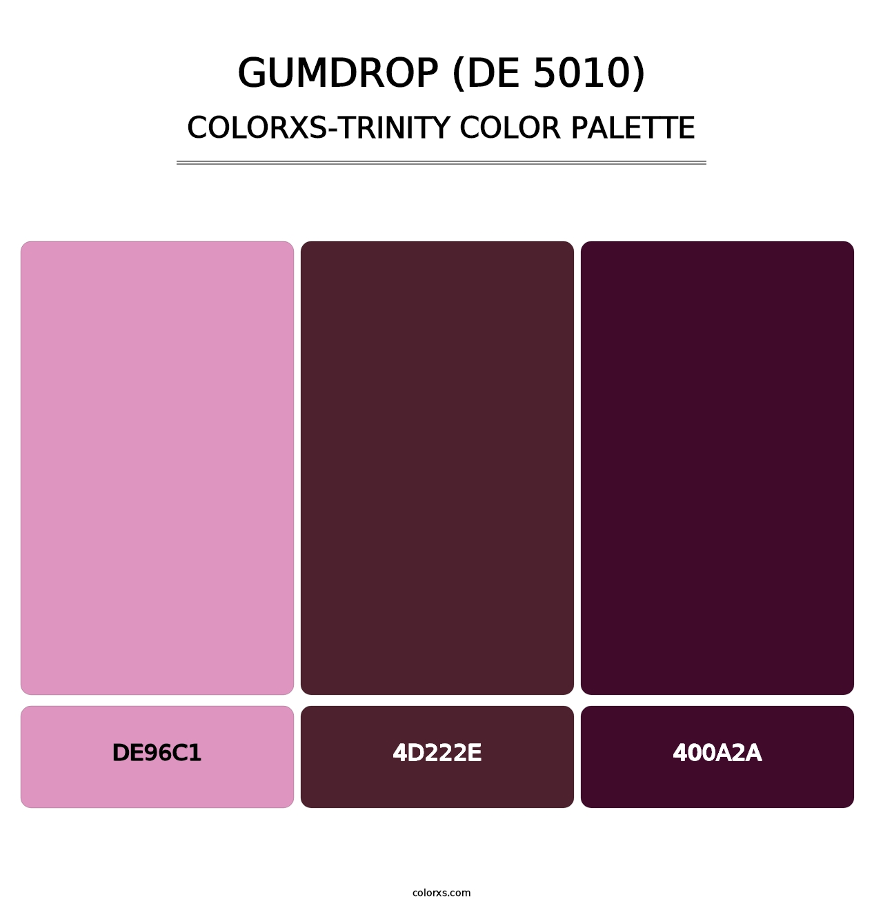 Gumdrop (DE 5010) - Colorxs Trinity Palette