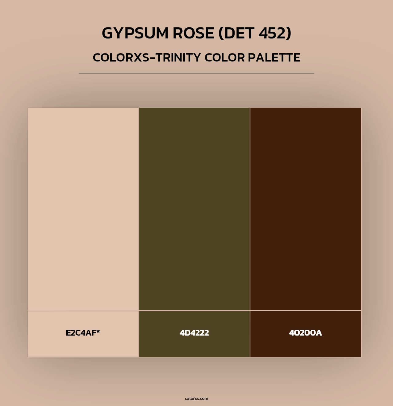 Gypsum Rose (DET 452) - Colorxs Trinity Palette