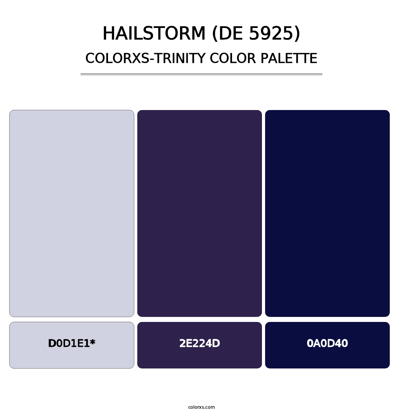Hailstorm (DE 5925) - Colorxs Trinity Palette