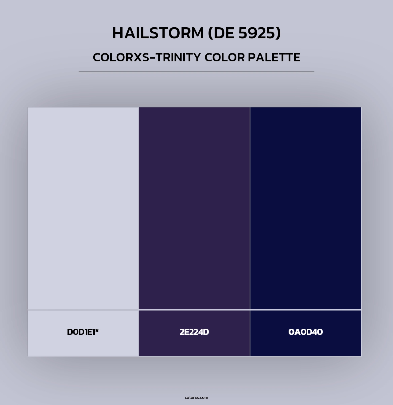 Hailstorm (DE 5925) - Colorxs Trinity Palette