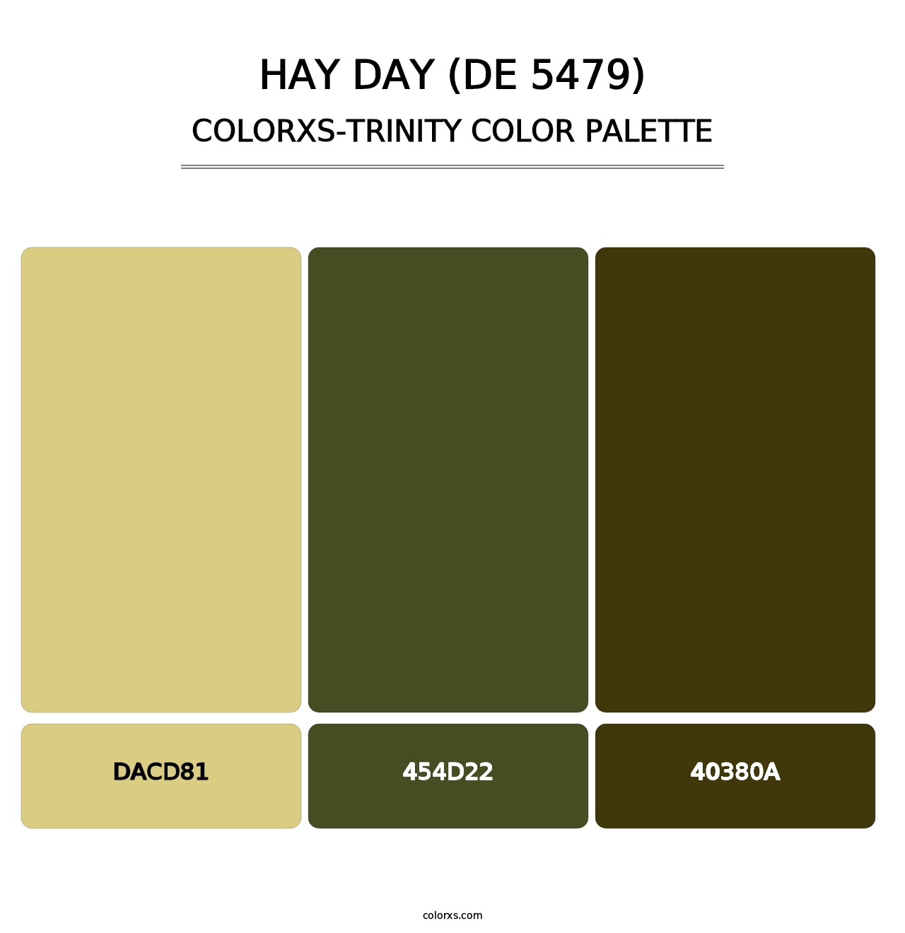 Hay Day (DE 5479) - Colorxs Trinity Palette