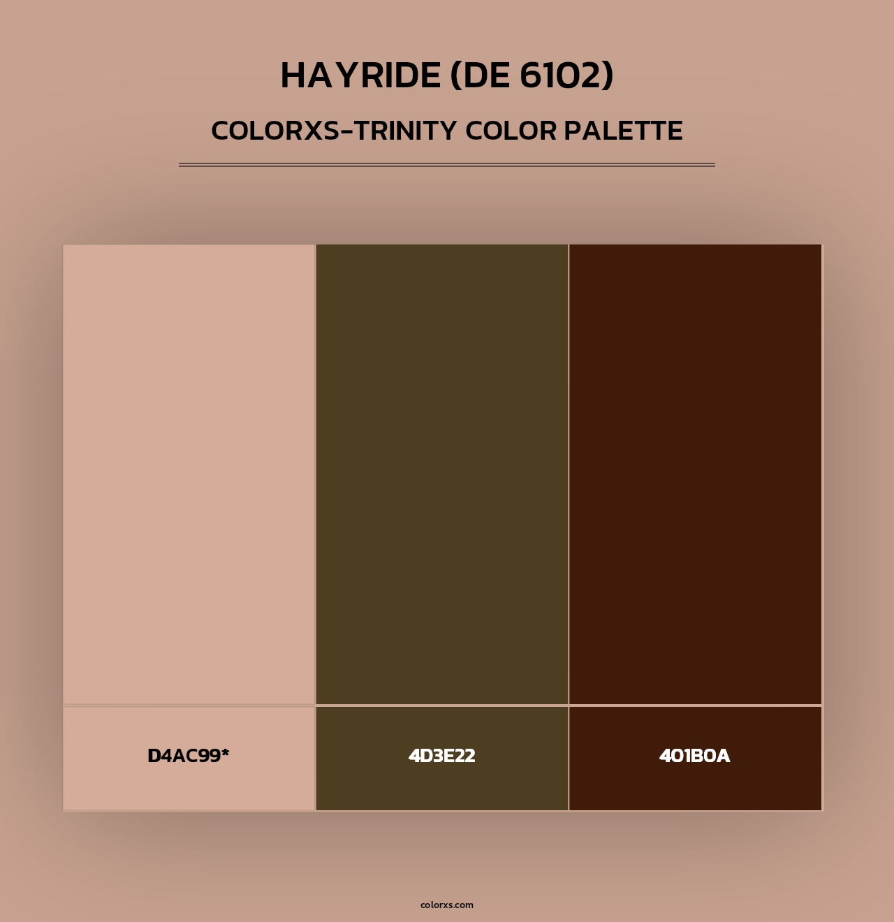 Hayride (DE 6102) - Colorxs Trinity Palette