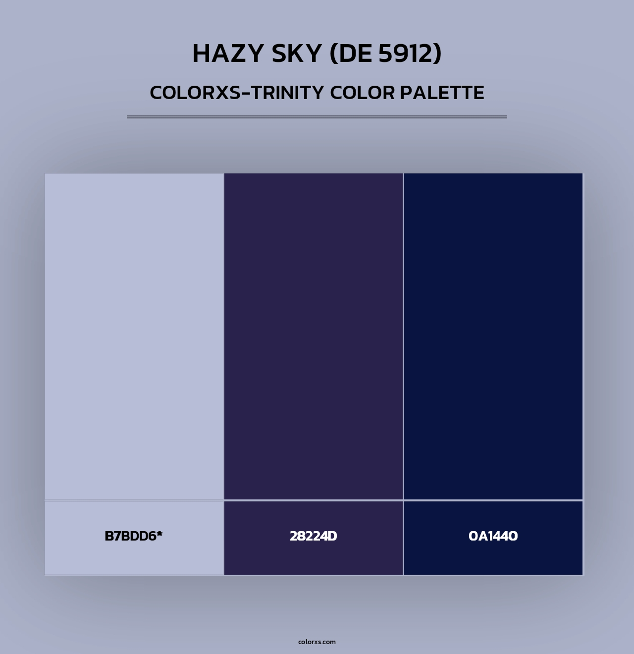 Hazy Sky (DE 5912) - Colorxs Trinity Palette