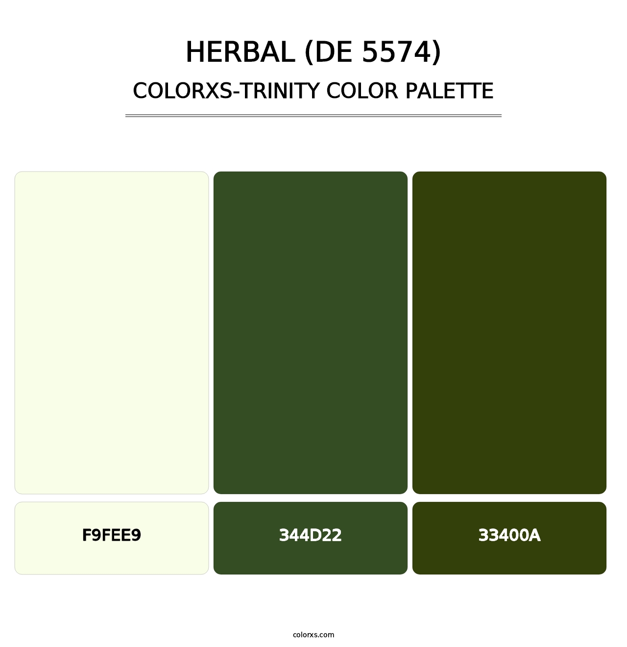 Herbal (DE 5574) - Colorxs Trinity Palette