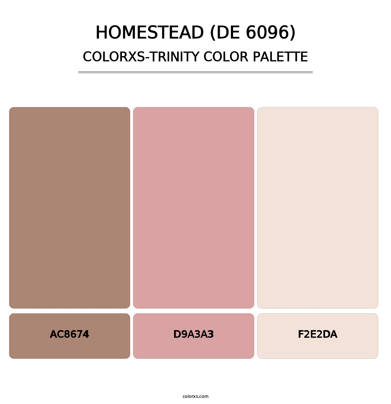 Homestead (DE 6096) - Colorxs Trinity Palette