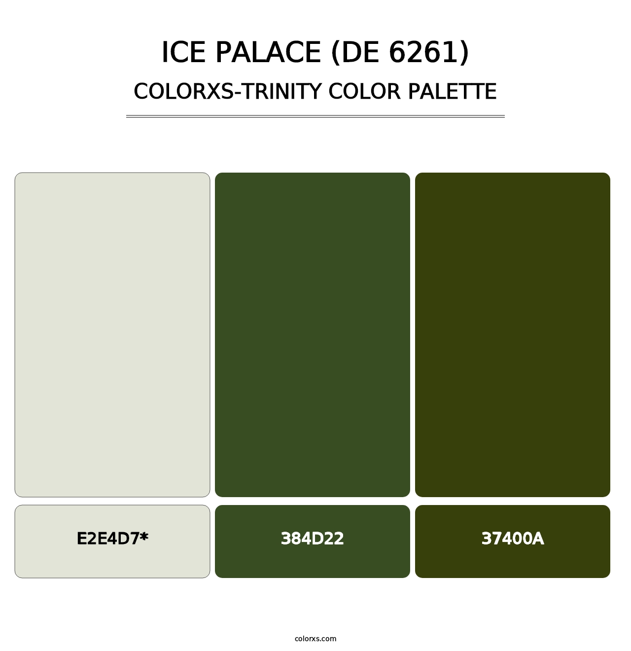 Ice Palace (DE 6261) - Colorxs Trinity Palette
