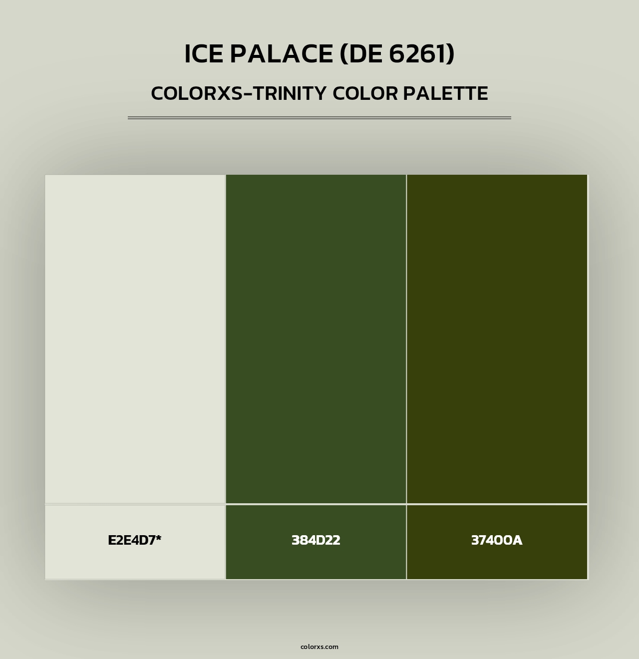 Ice Palace (DE 6261) - Colorxs Trinity Palette