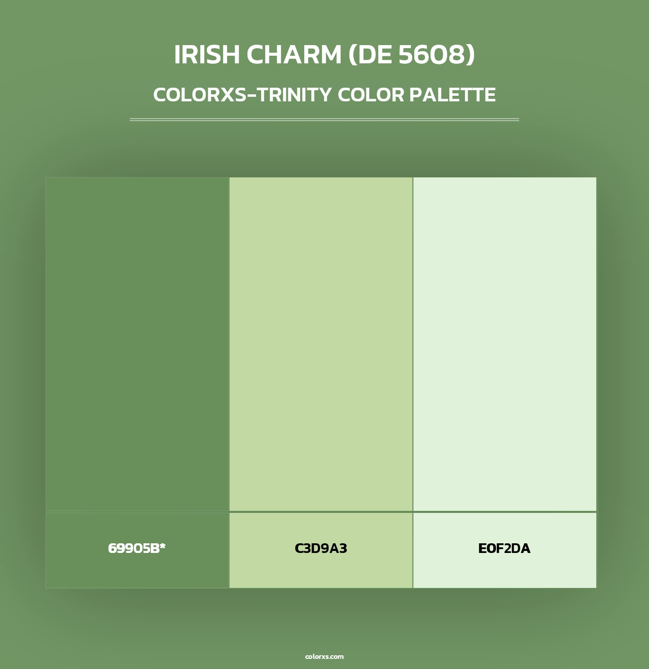 Irish Charm (DE 5608) - Colorxs Trinity Palette