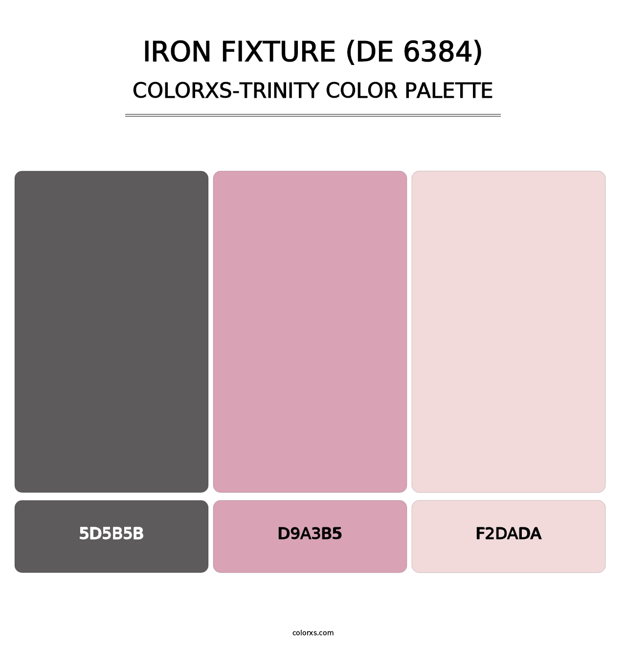 Iron Fixture (DE 6384) - Colorxs Trinity Palette
