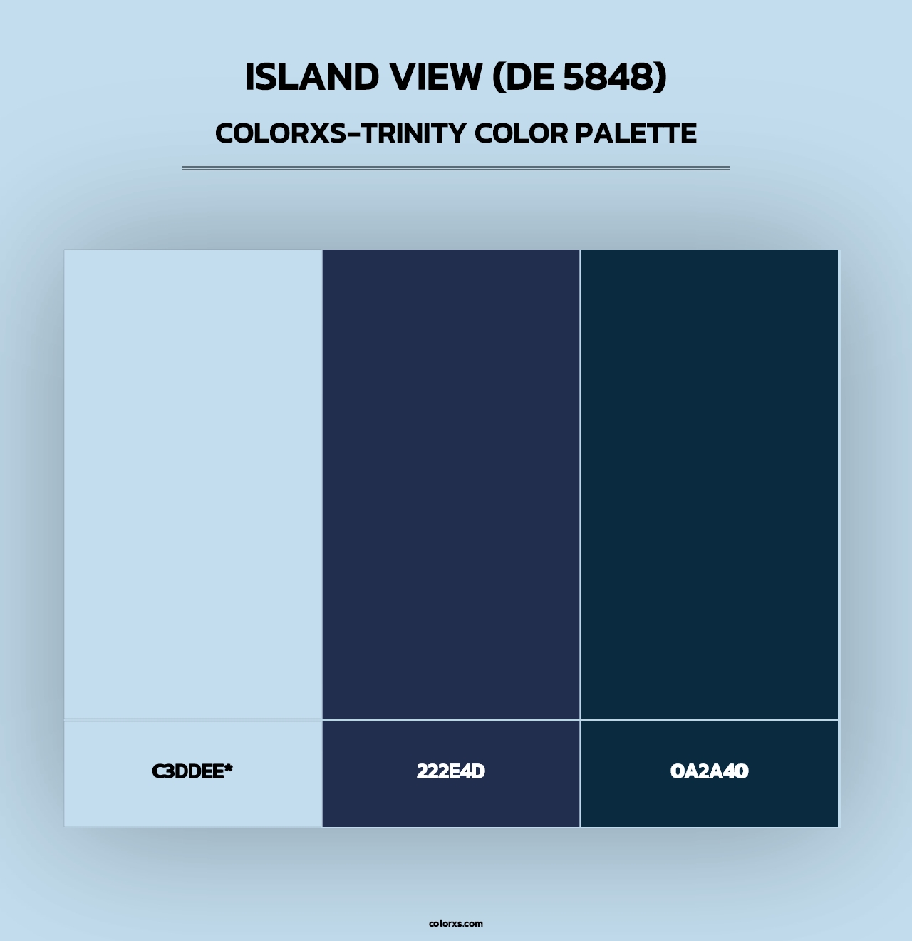 Island View (DE 5848) - Colorxs Trinity Palette