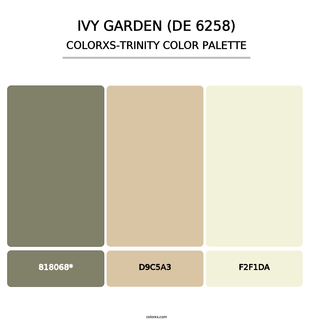 Ivy Garden (DE 6258) - Colorxs Trinity Palette