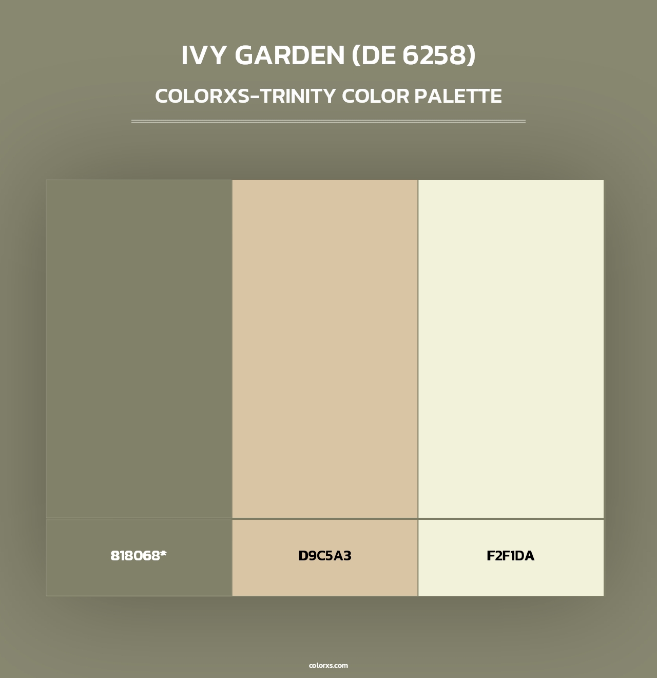 Ivy Garden (DE 6258) - Colorxs Trinity Palette