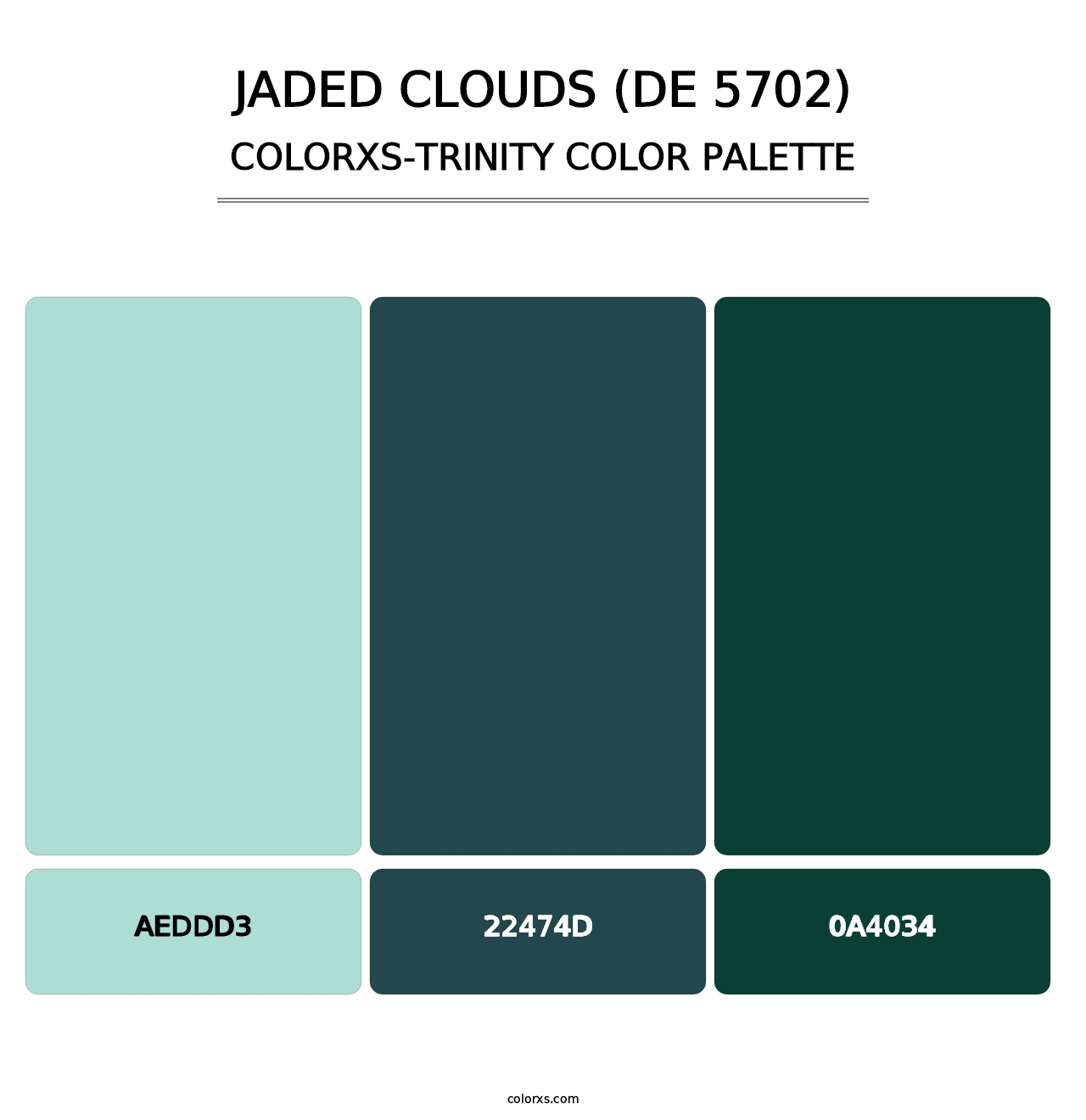 Jaded Clouds (DE 5702) - Colorxs Trinity Palette