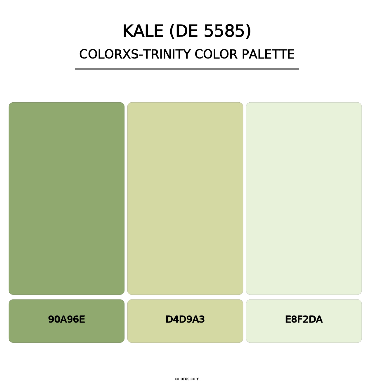 Kale (DE 5585) - Colorxs Trinity Palette