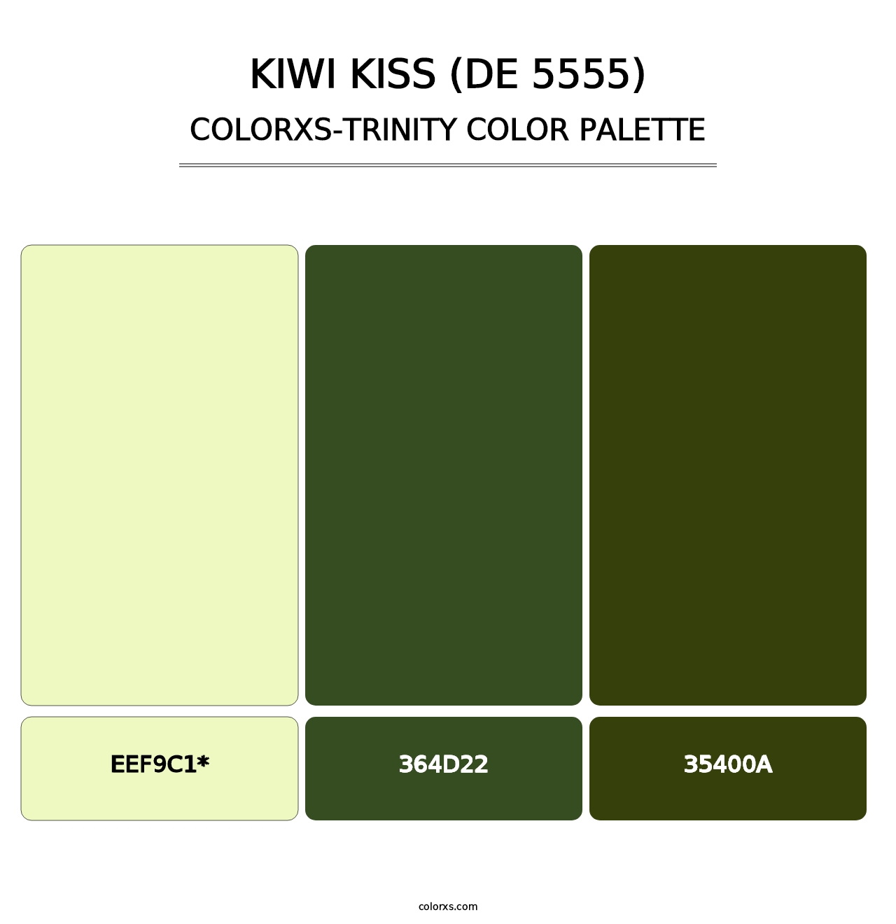 Kiwi Kiss (DE 5555) - Colorxs Trinity Palette