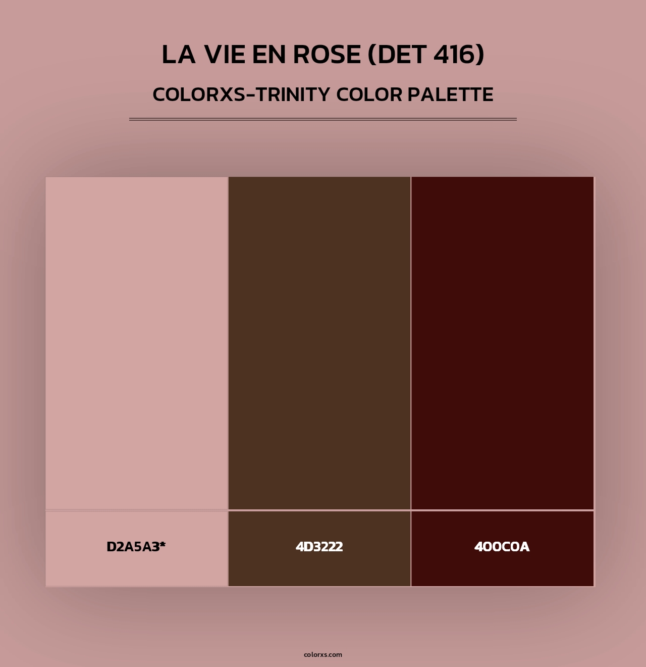 La Vie en Rose (DET 416) - Colorxs Trinity Palette