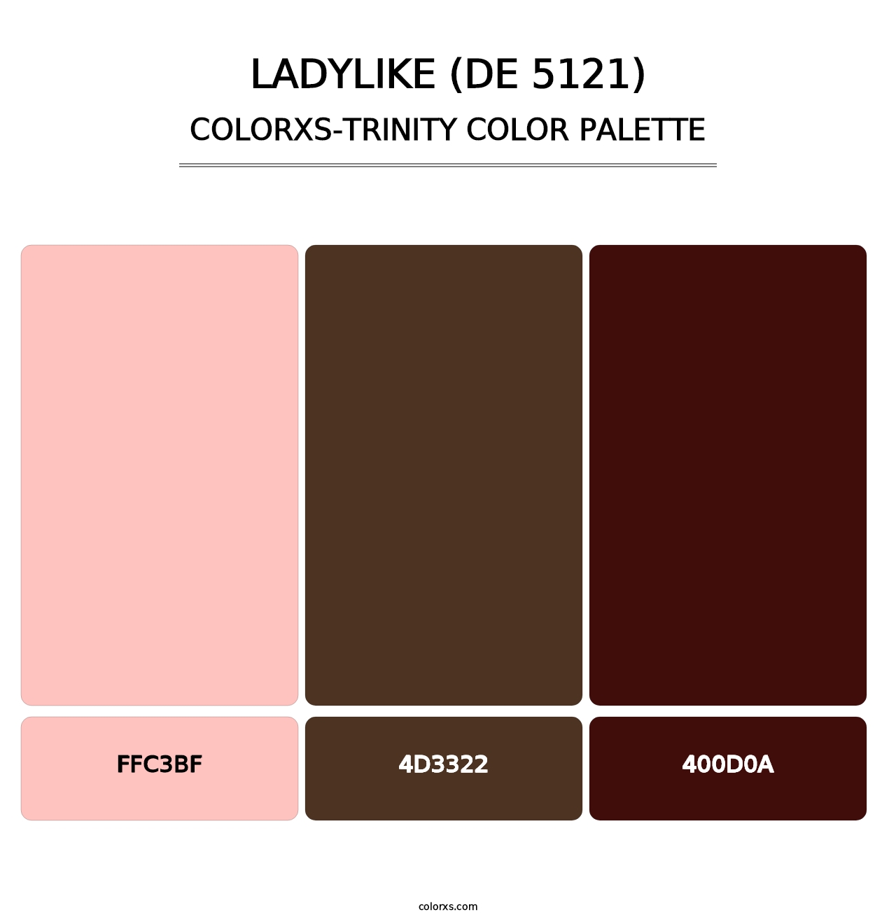 Ladylike (DE 5121) - Colorxs Trinity Palette