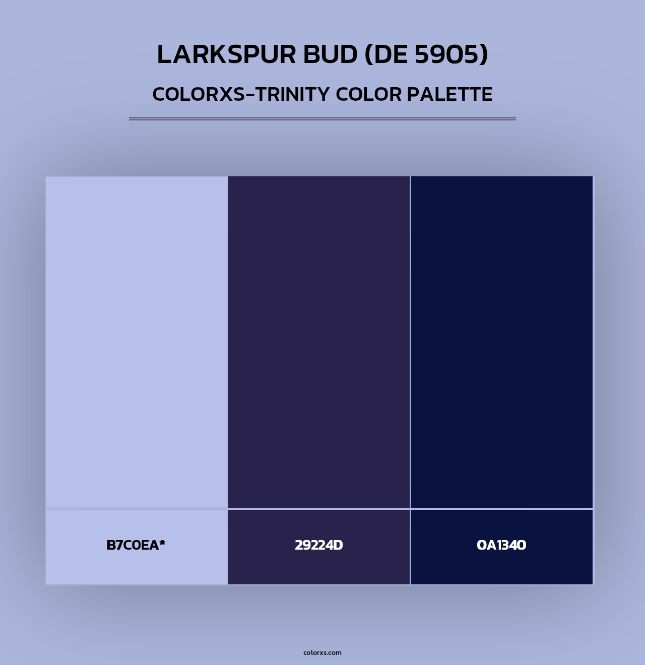 Larkspur Bud (DE 5905) - Colorxs Trinity Palette