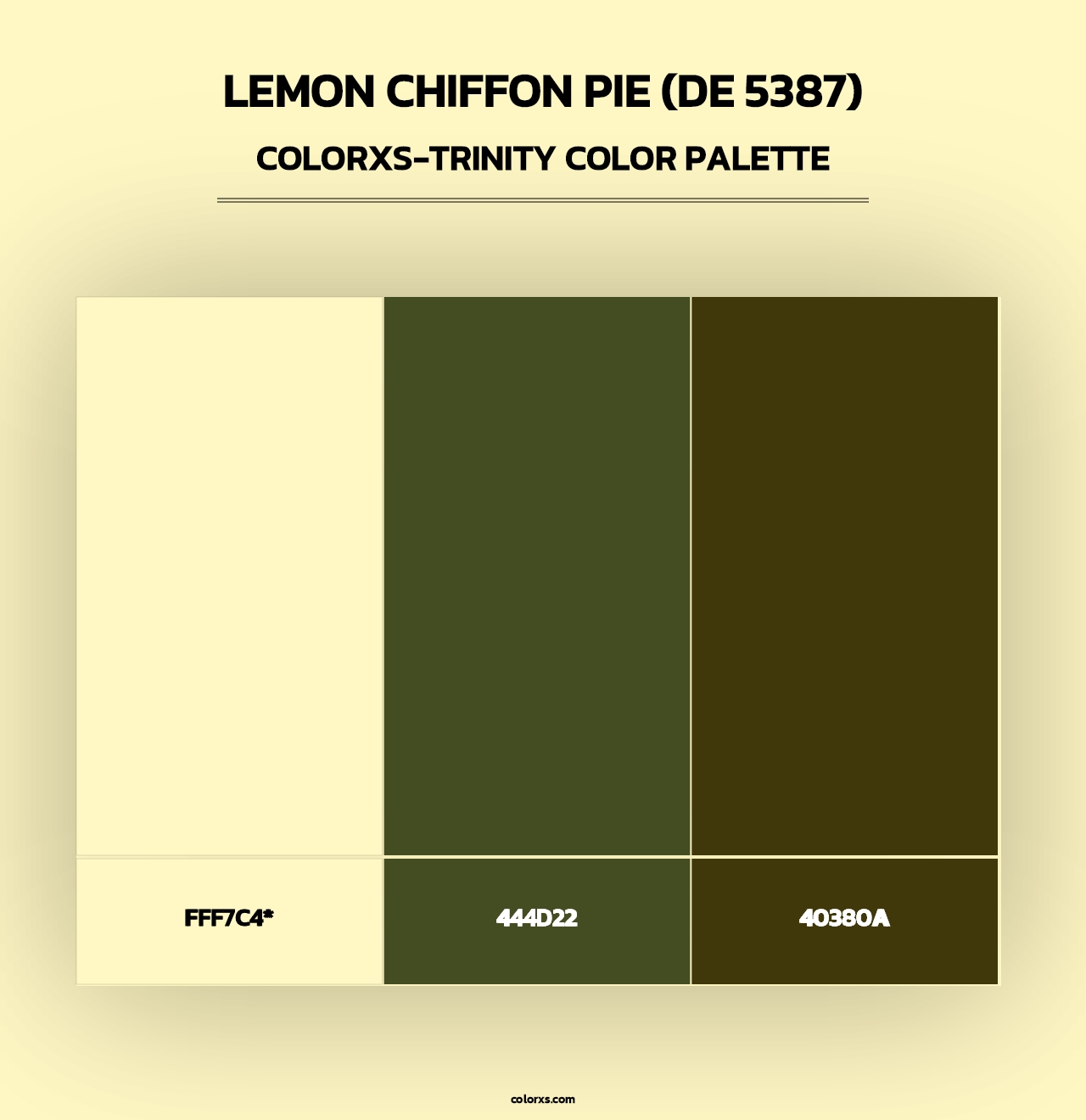 Lemon Chiffon Pie (DE 5387) - Colorxs Trinity Palette