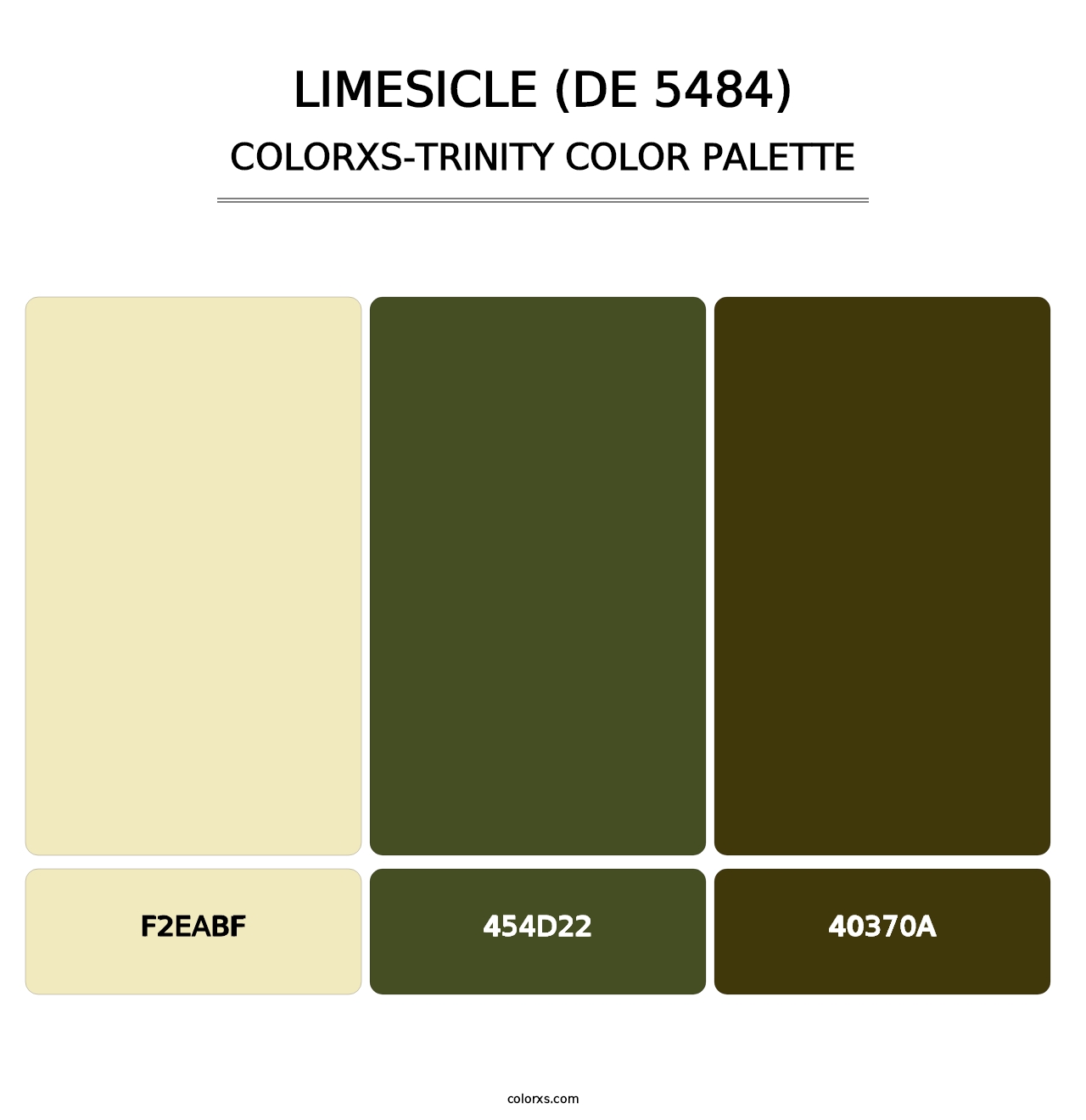 Limesicle (DE 5484) - Colorxs Trinity Palette