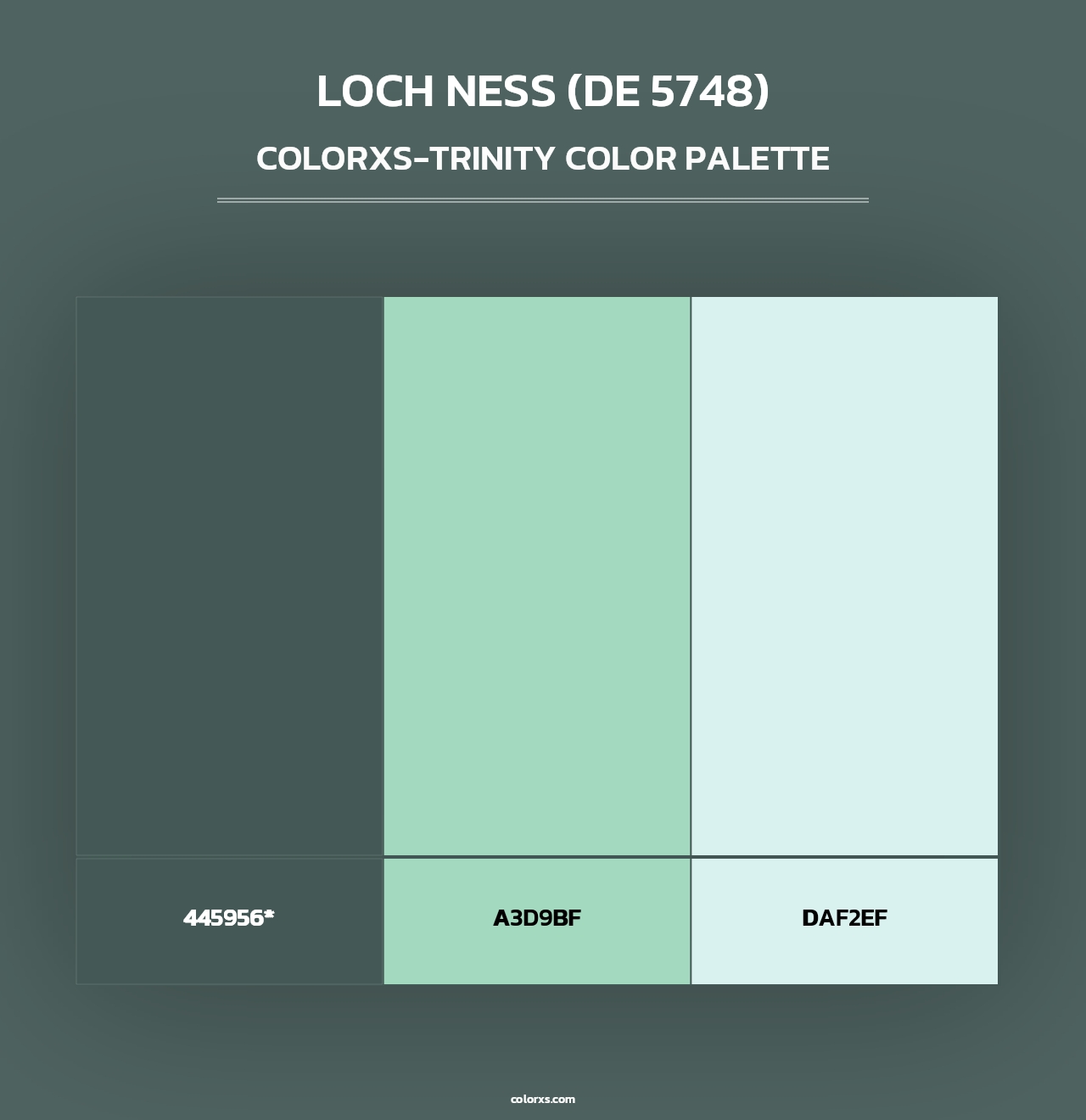 Loch Ness (DE 5748) - Colorxs Trinity Palette