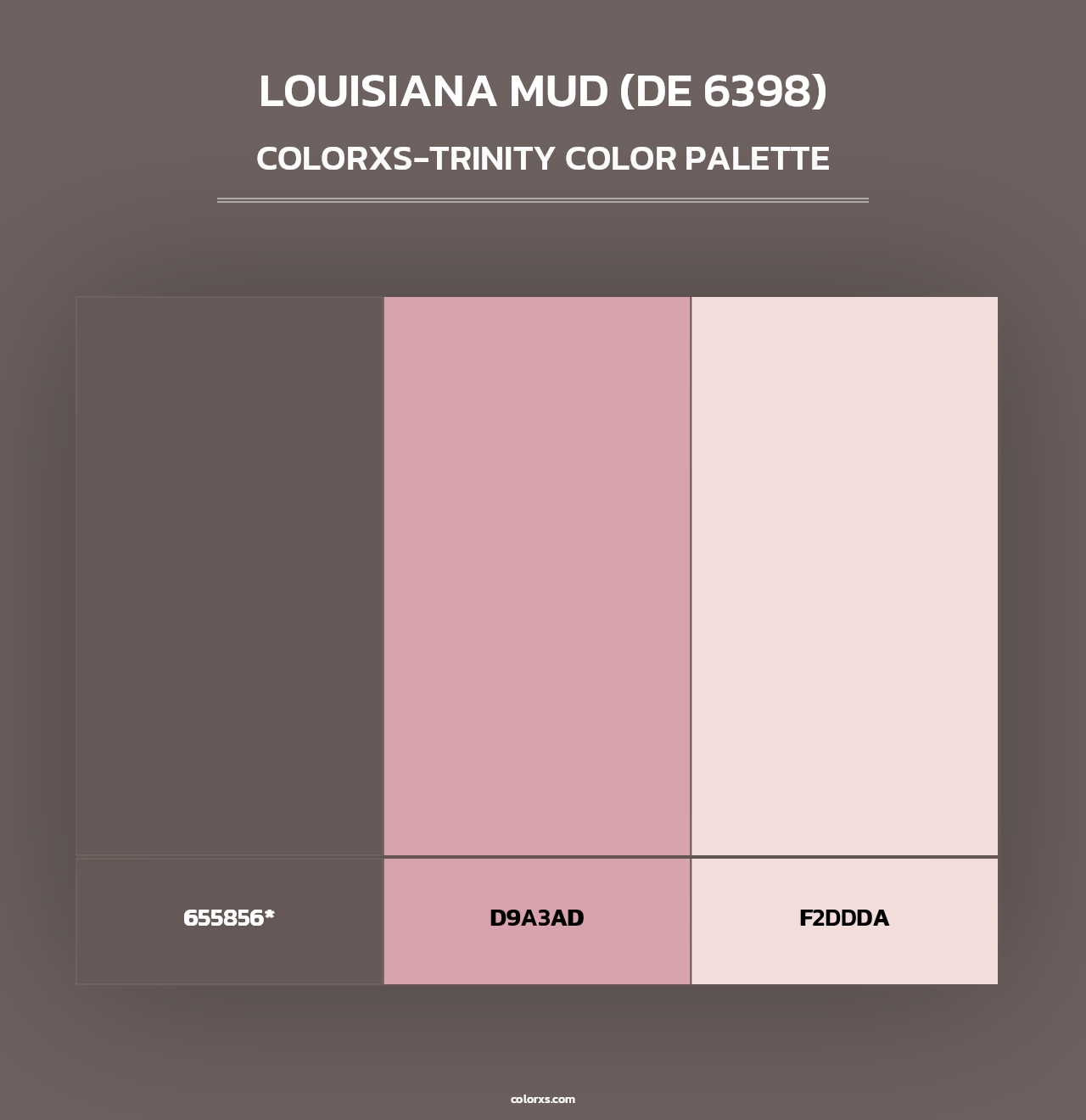 Louisiana Mud (DE 6398) - Colorxs Trinity Palette