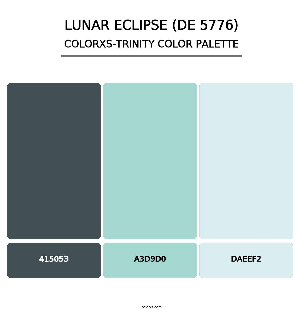 Lunar Eclipse (DE 5776) - Colorxs Trinity Palette