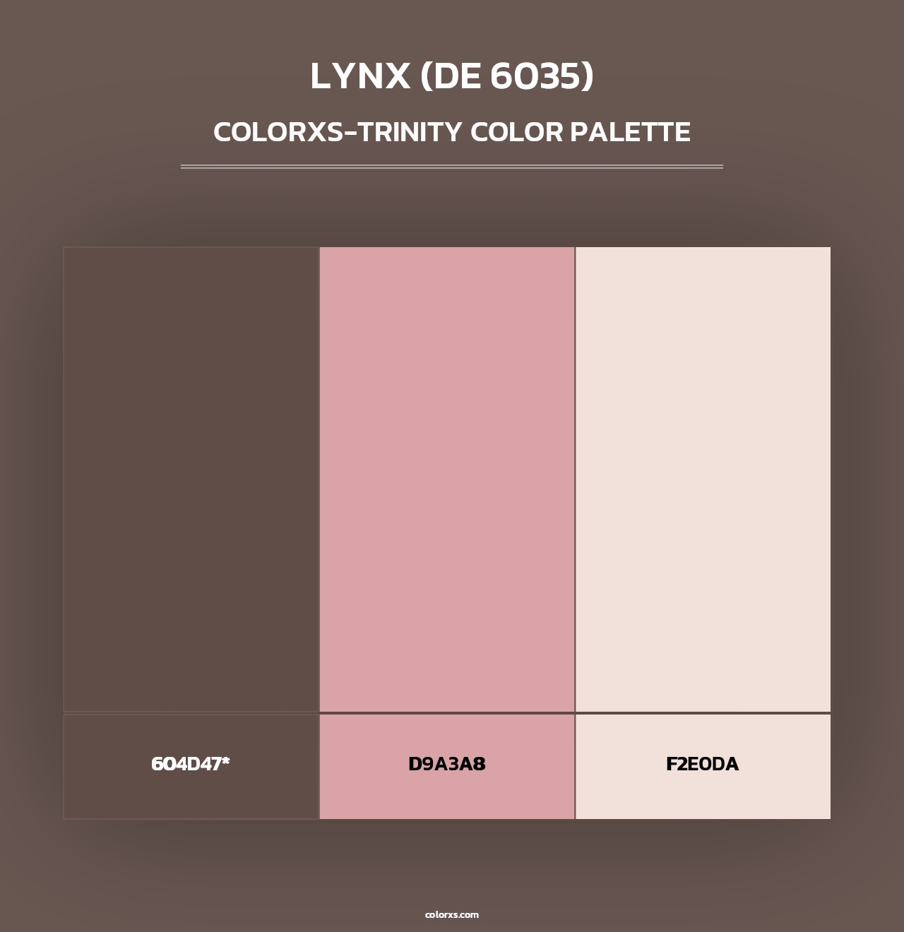 Lynx (DE 6035) - Colorxs Trinity Palette