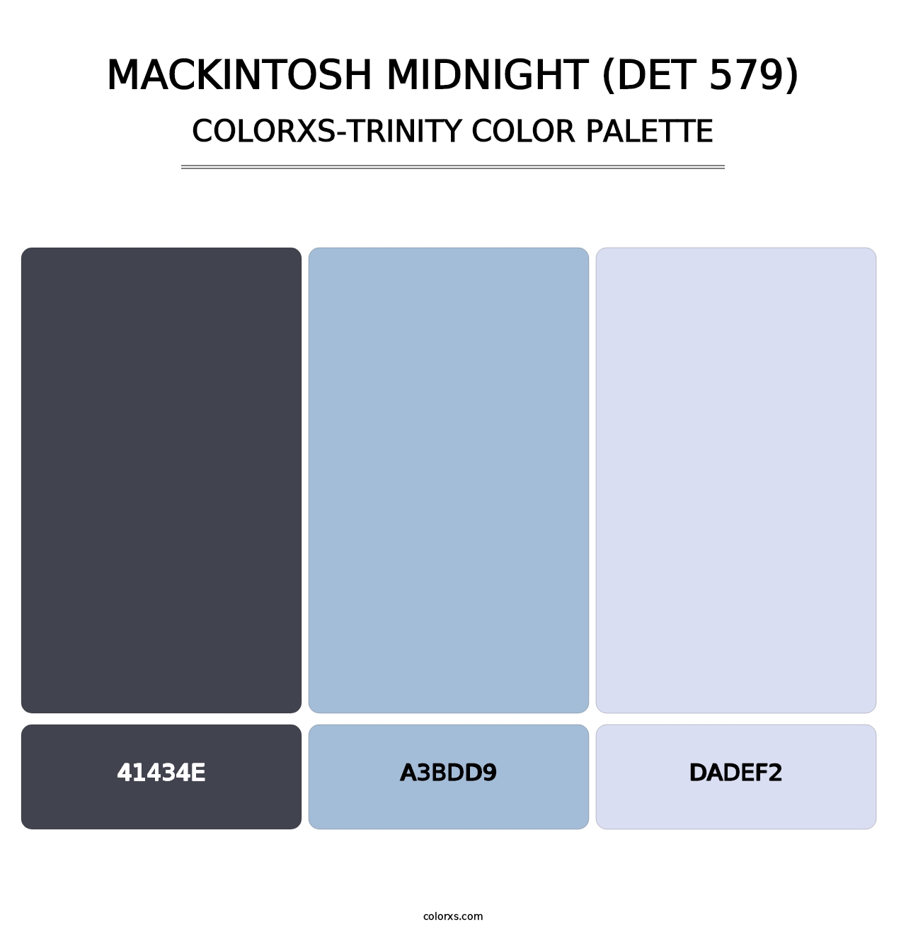 MacKintosh Midnight (DET 579) - Colorxs Trinity Palette