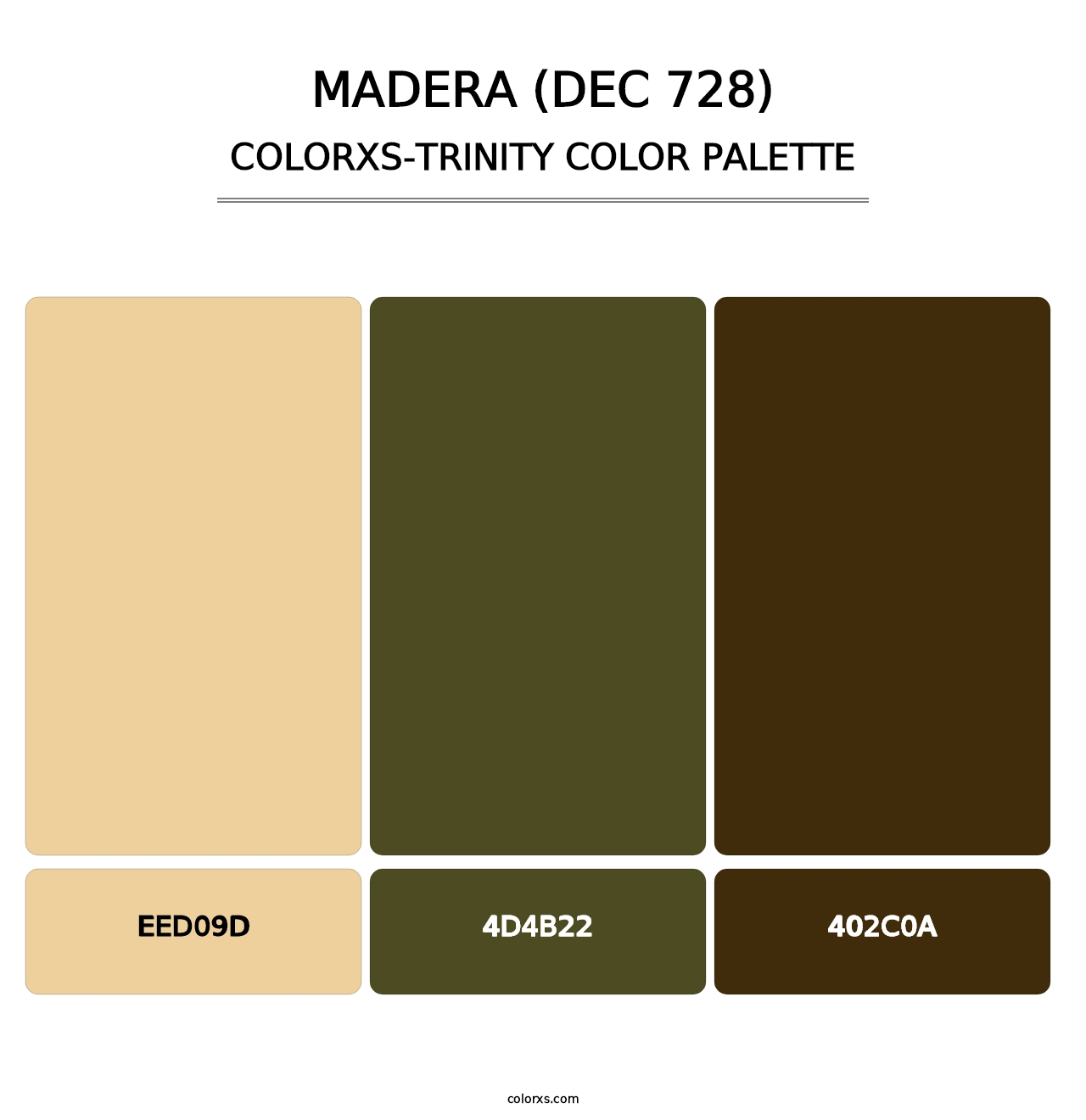 Madera (DEC 728) - Colorxs Trinity Palette