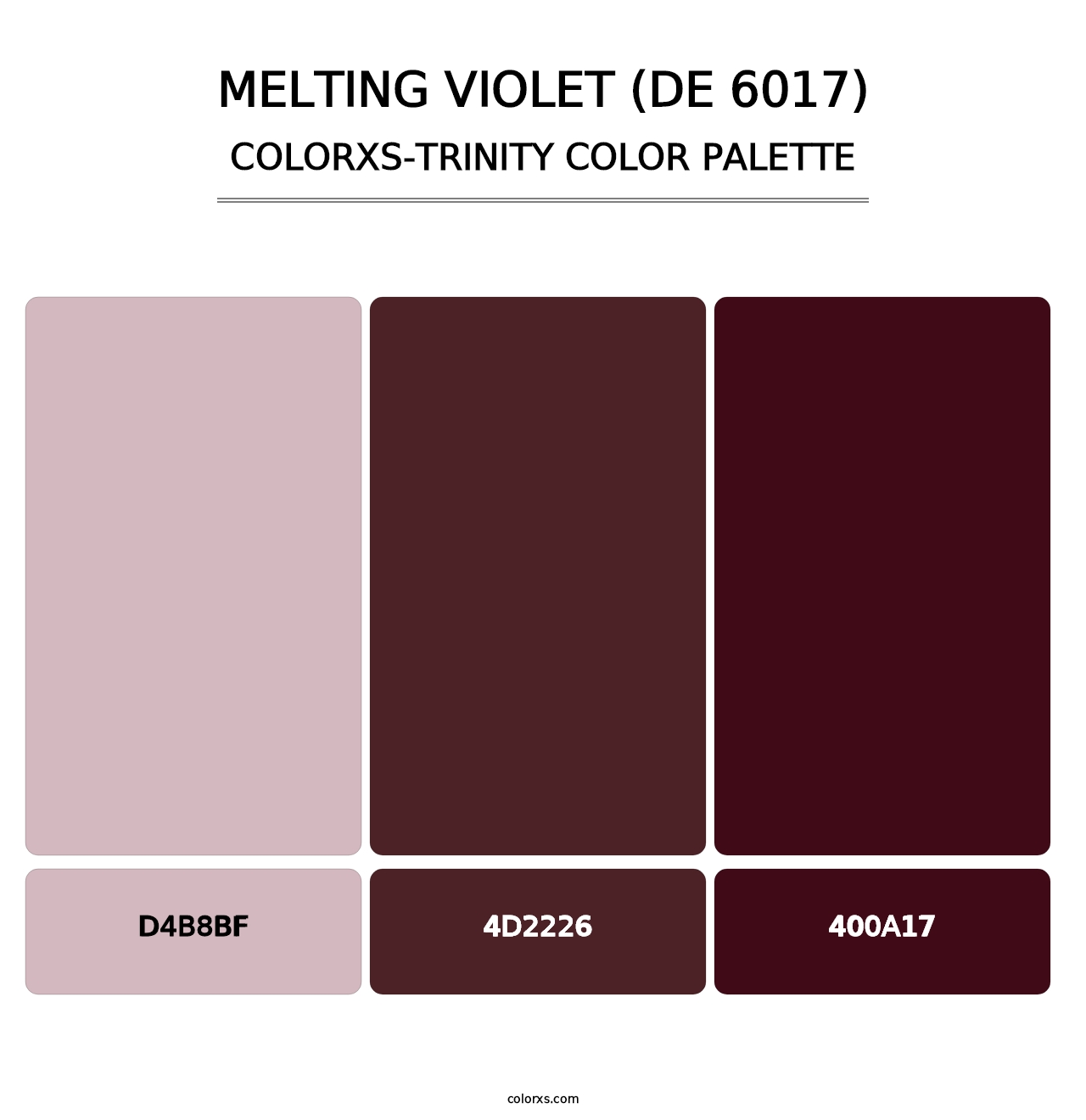 Melting Violet (DE 6017) - Colorxs Trinity Palette