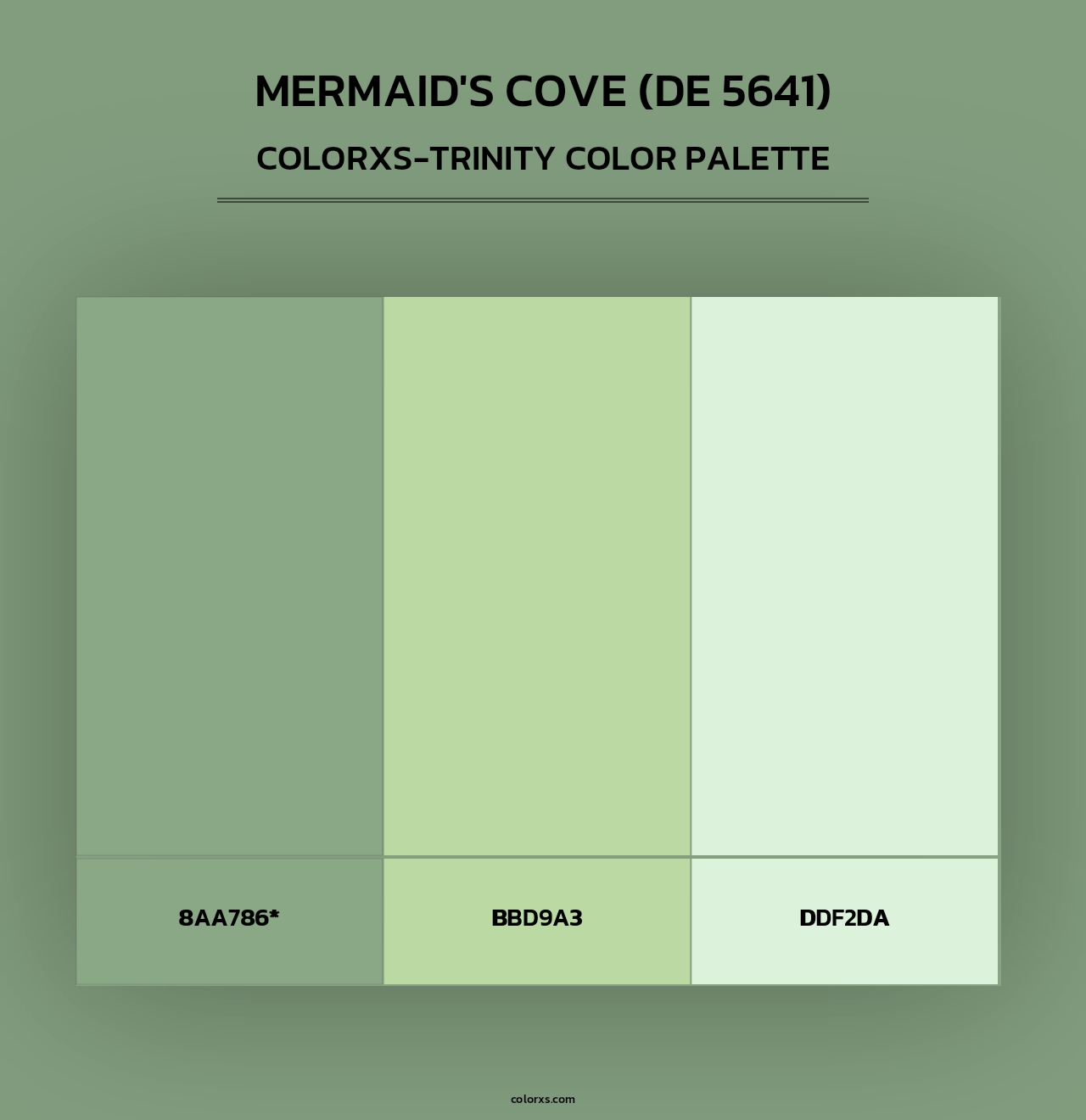 Mermaid's Cove (DE 5641) - Colorxs Trinity Palette
