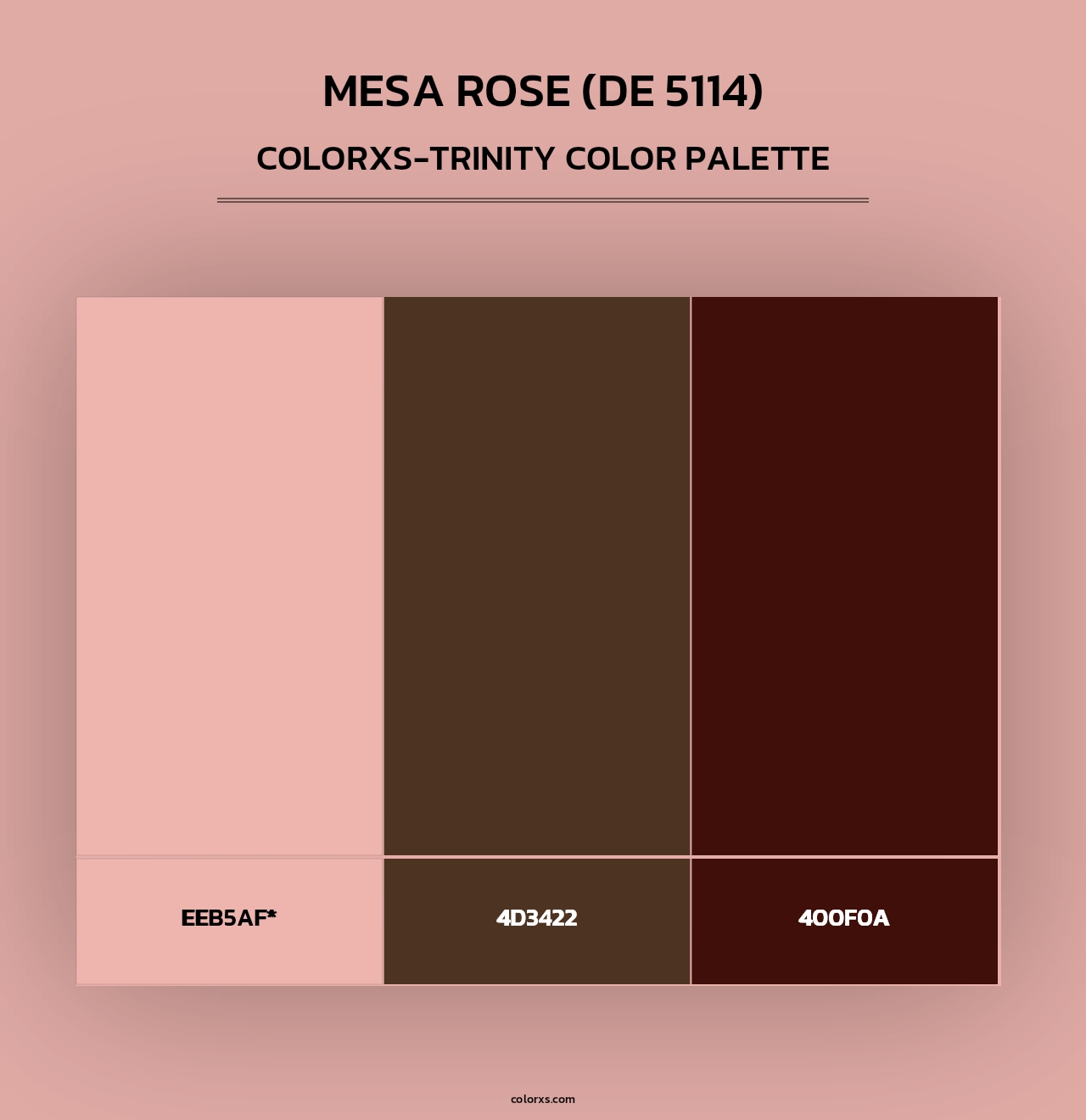 Mesa Rose (DE 5114) - Colorxs Trinity Palette