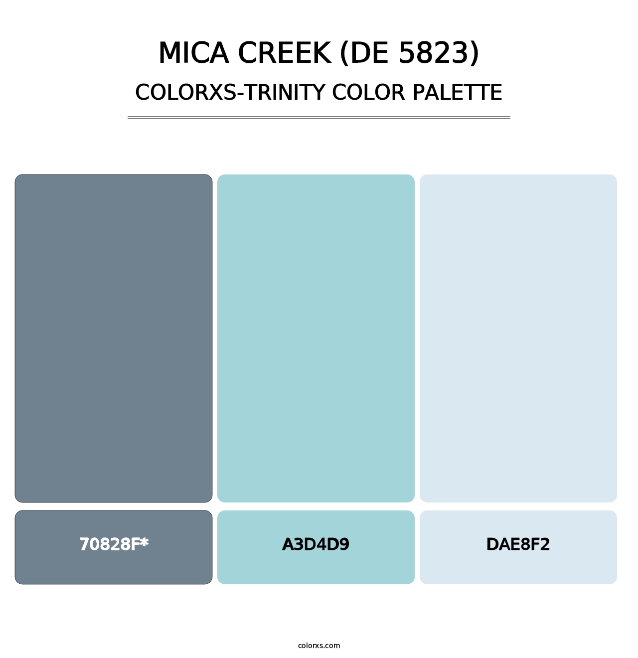 Mica Creek (DE 5823) - Colorxs Trinity Palette