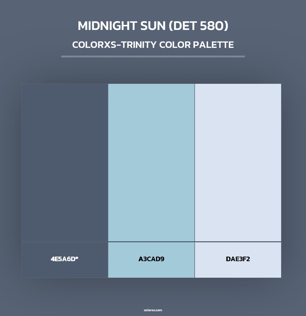 Midnight Sun (DET 580) - Colorxs Trinity Palette
