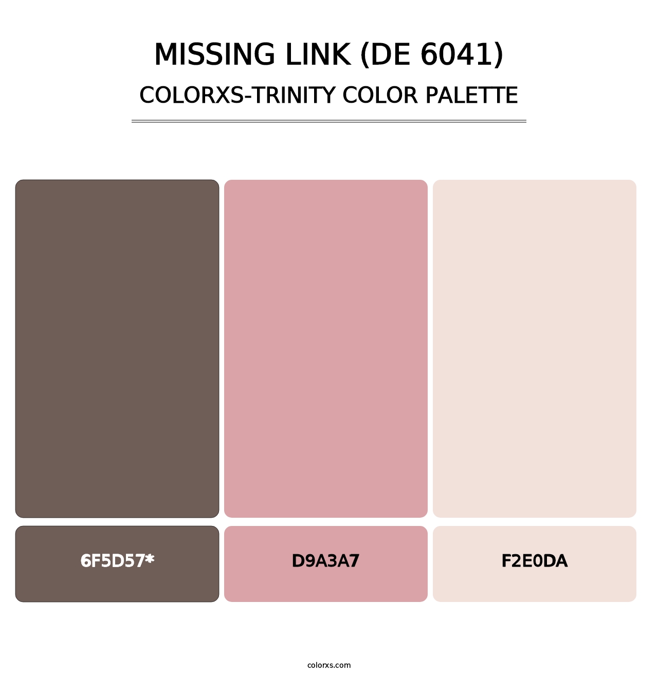 Missing Link (DE 6041) - Colorxs Trinity Palette