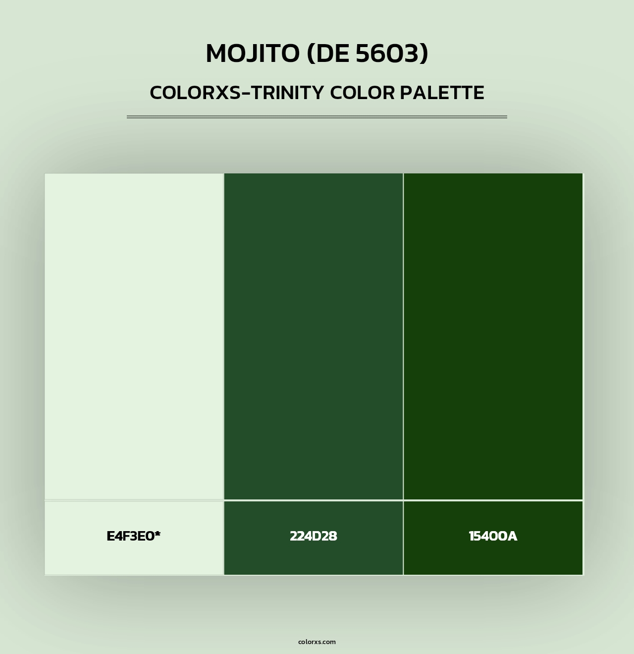 Mojito (DE 5603) - Colorxs Trinity Palette