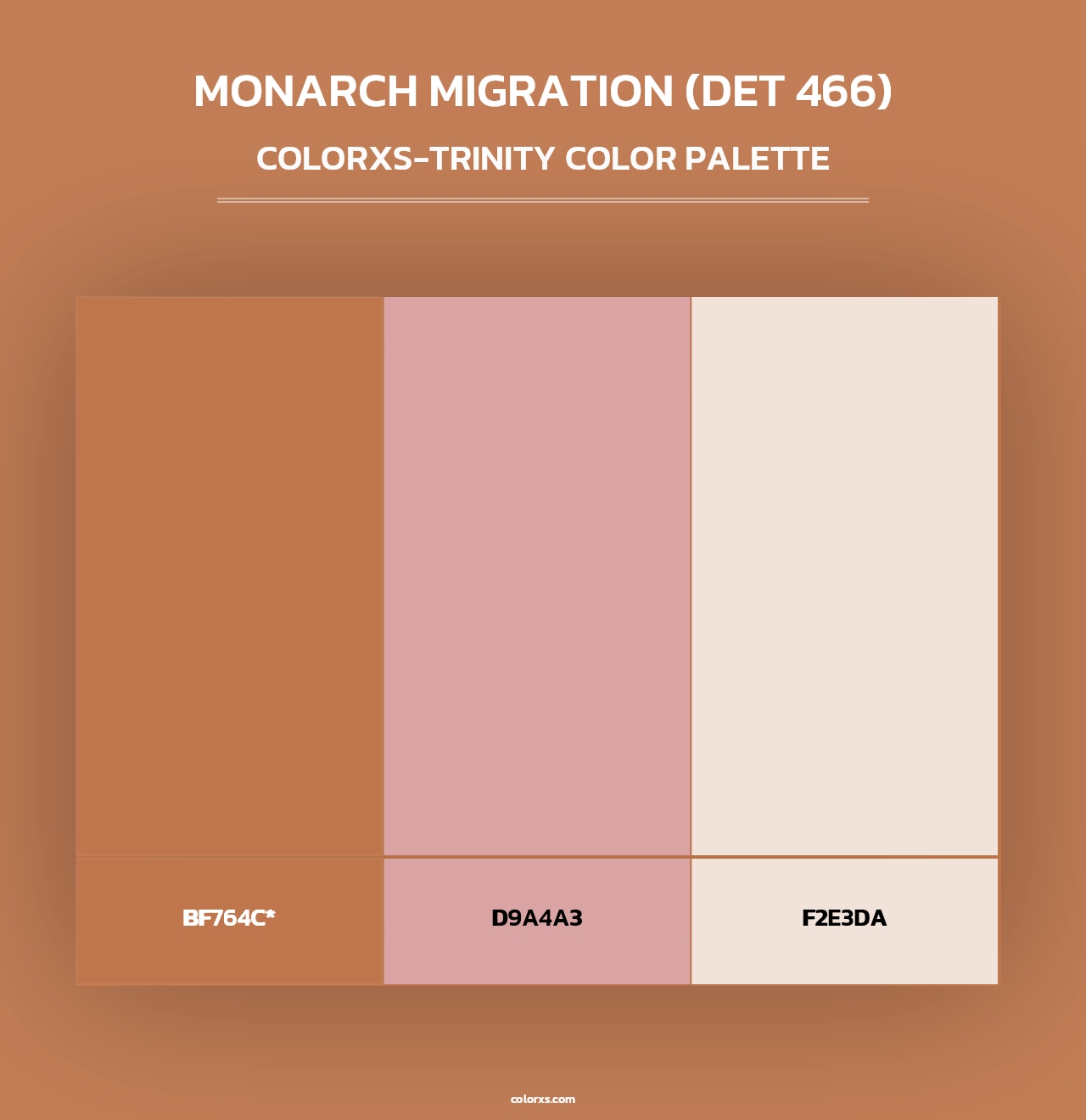 Monarch Migration (DET 466) - Colorxs Trinity Palette